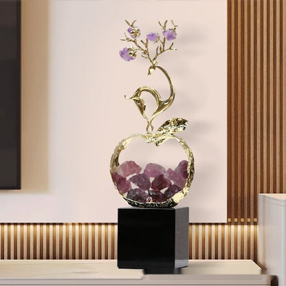 Modern Simple And Light Luxury Crystal Decoration Living Room Wine Cabinet Decoration