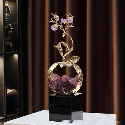 Modern Simple And Light Luxury Crystal Decoration Living Room Wine Cabinet Decoration