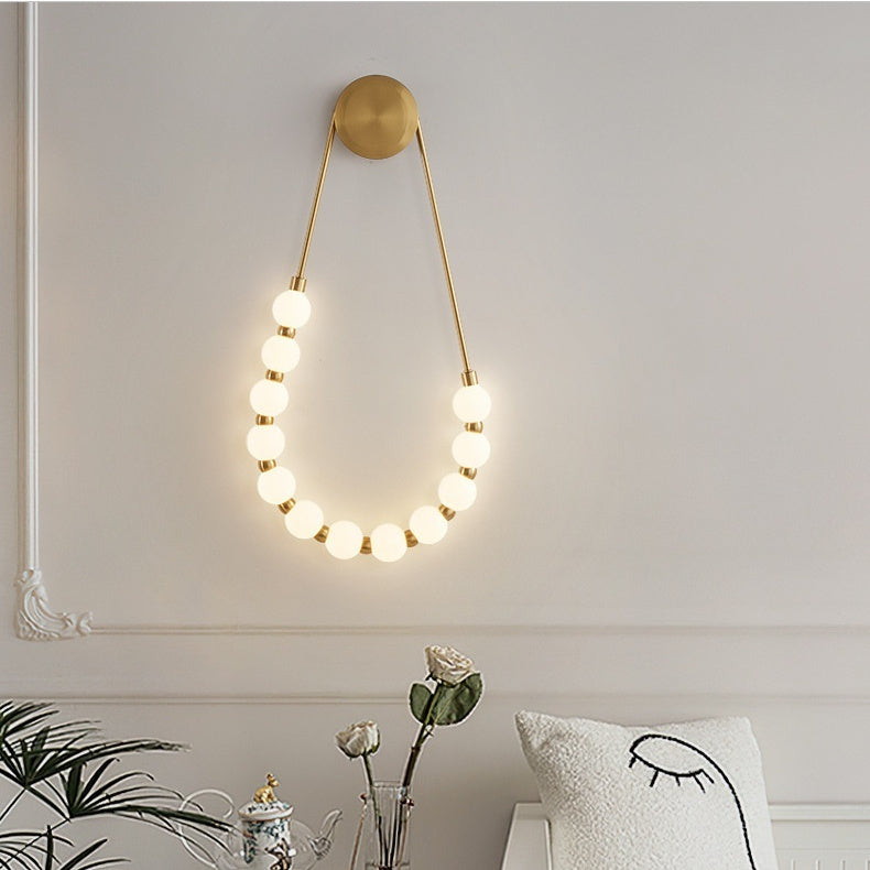 Simple Bedroom Creative Warm High-grade Light Luxury Wall Lamp