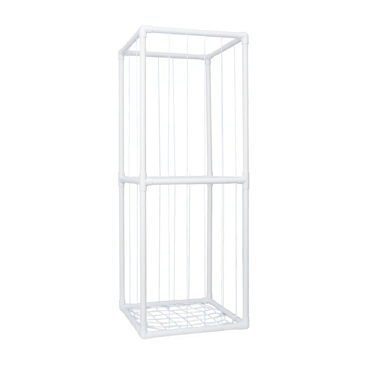 1Pc Stuffed Animal Storage PVC Plush Organizer Shelf Plush Stuffed Animal Holder Standing Kids Toy Storage Cage With Elastic Band For Nursery Play Room Bedroom