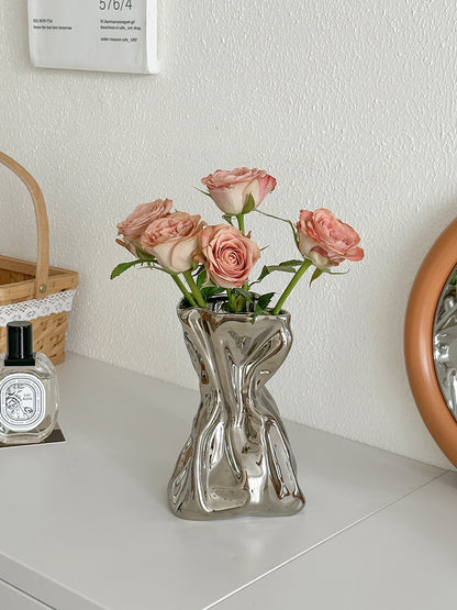 Simple Cream Style Vase Decoration Home Decoration