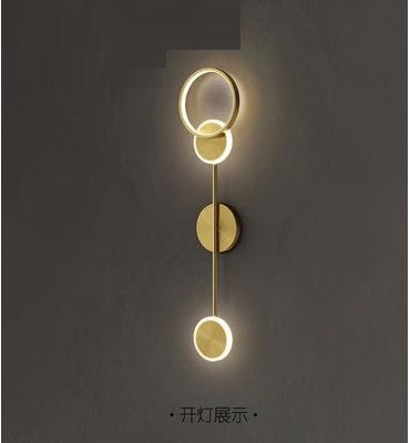 Simple Living Room Background Wall Lighting Hotel Aisle Light