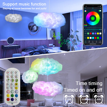 USB Cloud Light RGBIC Ambient Lamp with App & Music Sync